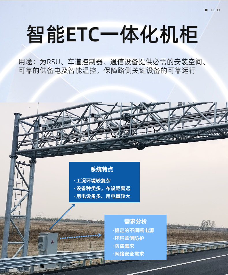 高效出行：高速公路智能ETC一體化機(jī)柜，保障ETC門(mén)架系統(tǒng)穩(wěn)定運(yùn)行